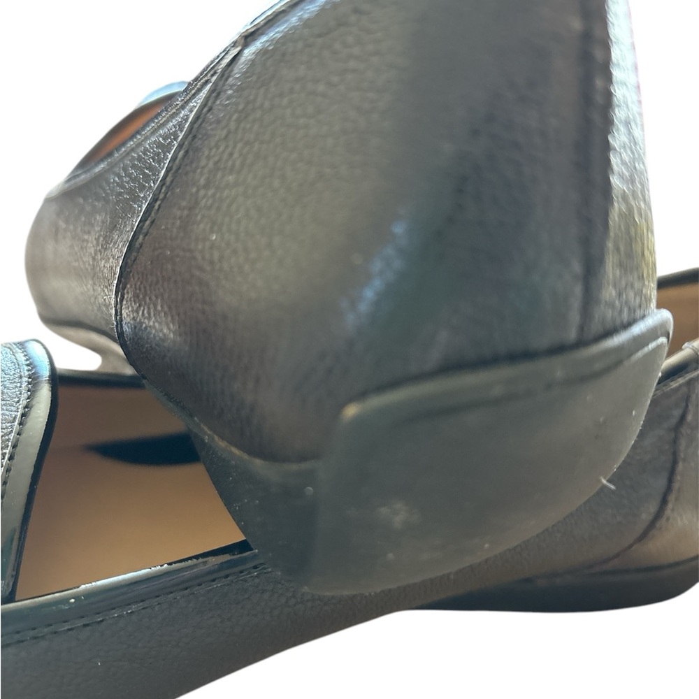 Eric Javits Comfy Black Leather Flats with Gold Detail - Never Worn - 11m - Picture 12 of 13